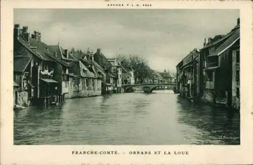 Ak Ornans Doubs, Franche Comte, La Loue