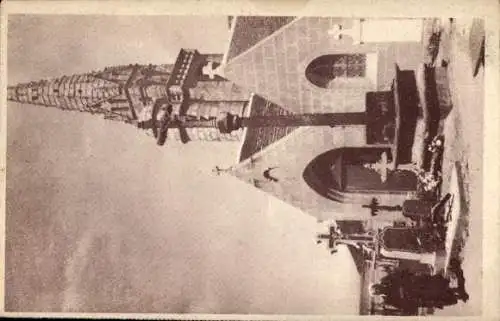 Ak Saint Michel en Greve Cotes d'Armor, Kirche