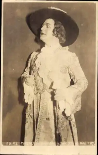 Ak Opernsänger Fritz Fitzau, Portrait
