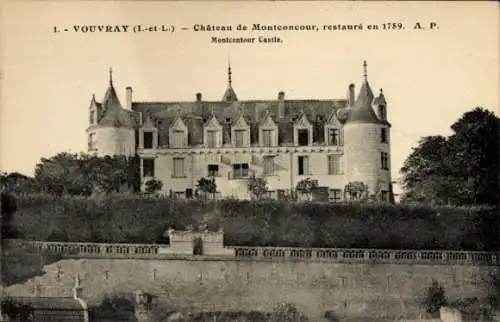 Ak Vouvray Indre et Loire, Chateau de Moncontour