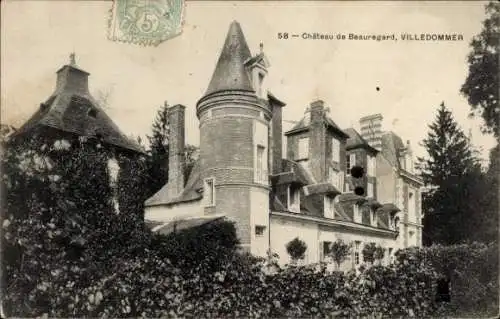 Ak Villedommer, Chateau de Beauregard