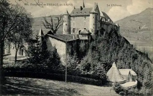 Ak Uriage les Bains Isère, Chateau