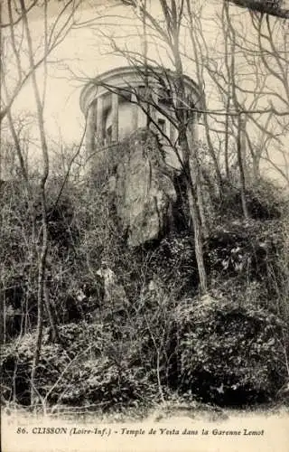 Ak Clisson Loire Atlantique, Temple de Vesta dans la Garenne Lemot