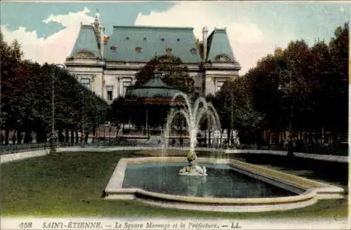 Ak Saint Étienne Loire, Square Marengo, Präfektur