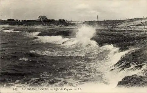 Ak Saint Palais sur Mer Charente Maritime, La Grande Cote
