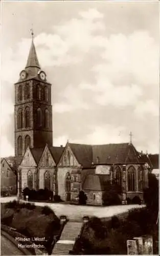 Ak Minden in Westfalen, Marienkirche