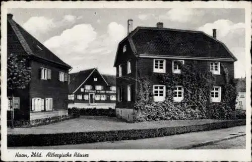 Ak Haan im Rheinland, Altbergische Häuser, Wirtschaft