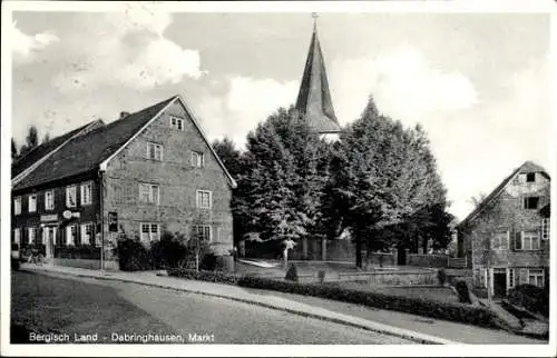 Ak Dabringhausen Wermelskirchen im Bergischen Land, Markt