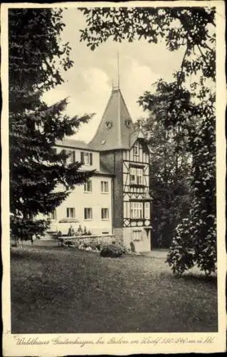 Ak Brilon Wald im Sauerland, Waldhaus Gudenhagen