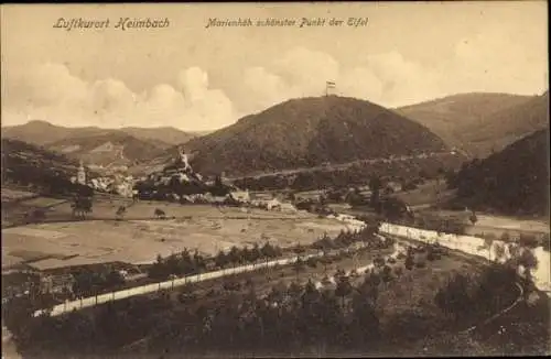 Ak Heimbach in der Eifel, Panorama, Marienhöh