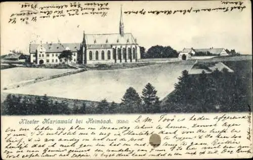 Ak Heimbach in der Eifel, Kloster Mariawald