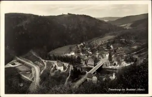 Ak Treseburg Thale im Harz, Bodetal