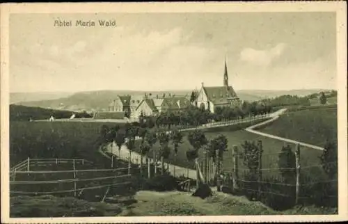 Ak Heimbach in der Eifel, Abtei Mariawald, Trappistenkloster Maria Wald