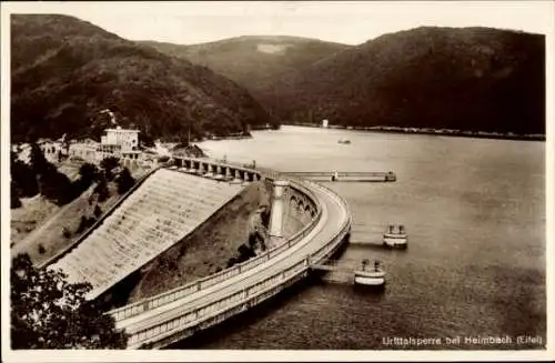 Ak Gemünd Schleiden in der Eifel, Urft-Talsperre