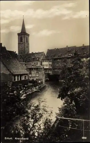 Ak Erfurt in Thüringen, Kreuzsand