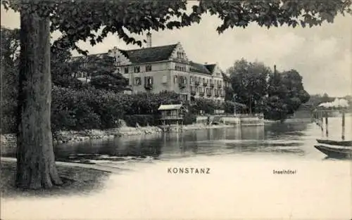 Ak Konstanz am Bodensee, Inselhotel