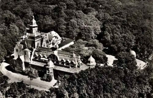 Ak Wiesbaden in Hessen, Neroberg, Hotel, Fliegeraufnahme