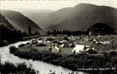 Ak Altenahr im Ahrtal, Campingplatz im Tal, Zelte