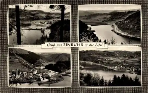 Ak Einruhr Simmerath in der Eifel, Panorama, Rursee