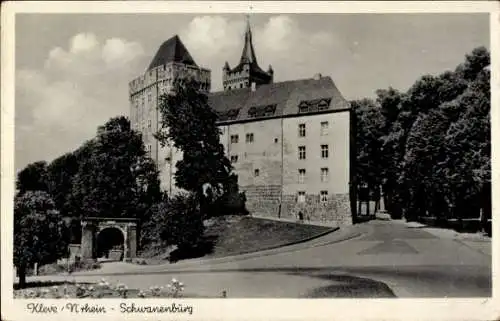 Ak Kleve am Niederrhein, Schwanenburg