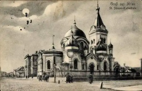 Ak Jelgava Mitau Lettland, St. Simeon Kathedrale