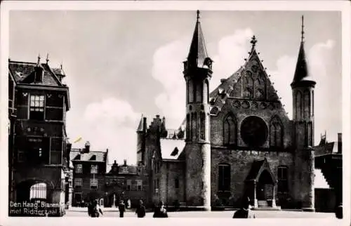 Ak Den Haag Südholland Niederlande, Binnenhof mit Ridderzaal
