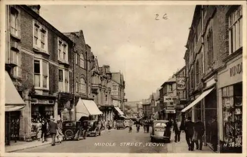Ak Yeovil Somerset England, Middle Street