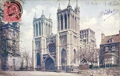 Ak Bristol Südwestengland, Kathedrale