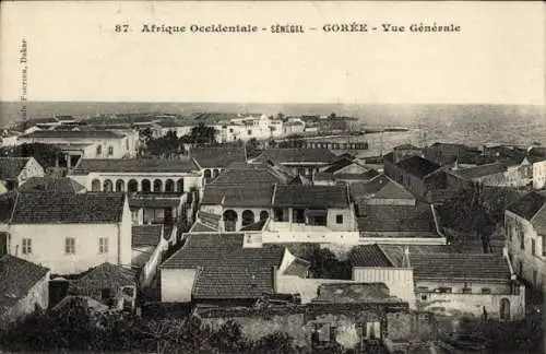 Ak Gorée Dakar Senegal, Gesamtansicht