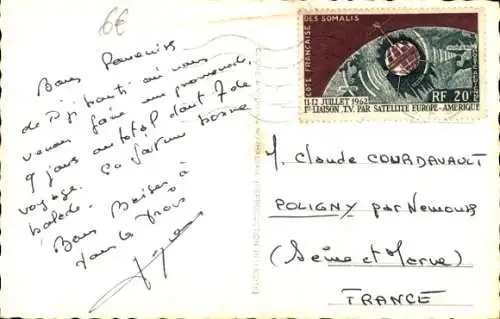 Ak Djibouti Dschibuti, Une vue du Port, Hafen mit Dampfer, Lagerhalle