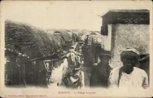 Ak Dschibuti, Das indigene Dorf, Falls