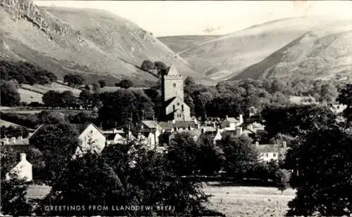 Ak Llanddewi Brefi Wales, Panorama