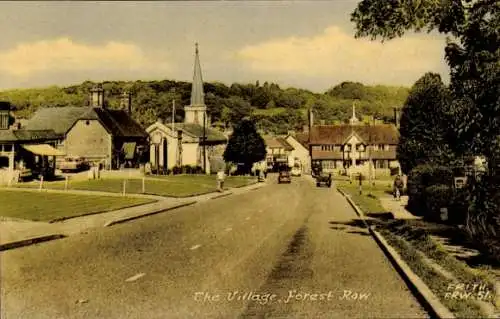 Ak Forest Row East Sussex England, Dorf