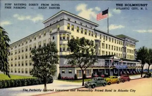 Ak Atlantic City New Jersey USA, Holmhurst Hotel