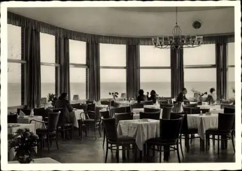 Ak Ostseebad Travemünde Lübeck, Golfhotel Seetempel, Speisesaal