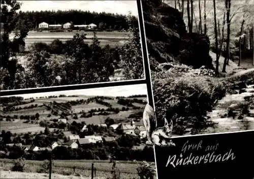 Ak Rückersbach Johannesberg im Spessart, Gasthaus Zur Rückersbacher Schlucht