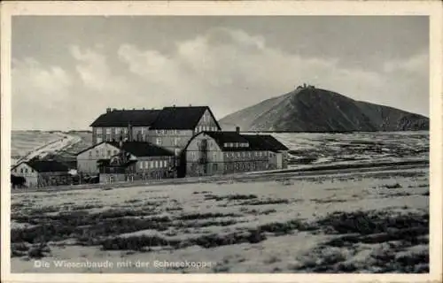 Ak Riesengebirge, Wiesenbaude, Lucní bouda, Schneekoppe