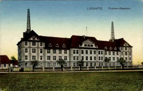 Ak Legnica Liegnitz Schlesien, Funker Kaserne