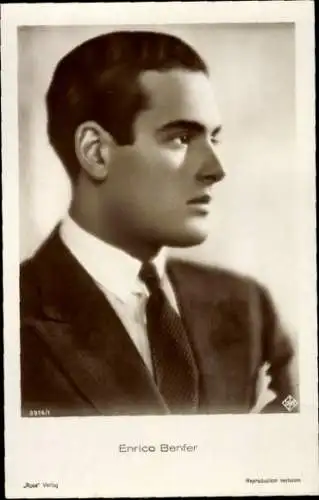 Ak Schauspieler Friedrich Benfer, Portrait