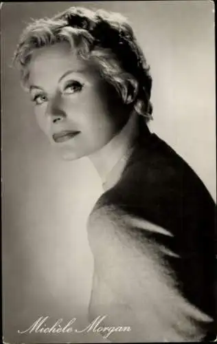 Ak Schauspielerin Michele Morgan, Portrait, Film Das große Manöver, Aufenthalt vor Veracruz