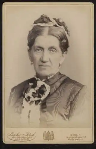 Cabinet Foto Johanna von Bismarck, geb. von Puttkamer