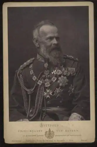 Cabinet Foto Prinzregent Luitpold von Bayern