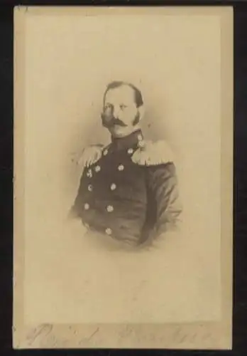 CdV Portrait Zar Alexander II. von Rußland