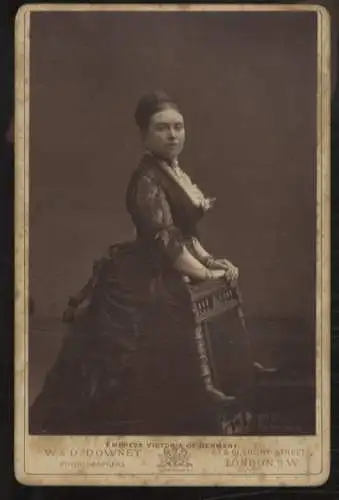 Cabinet Foto Kaiserin Viktoria von Preußen