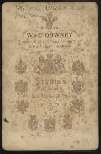 Cabinet Foto Kaiserin Viktoria von Preußen