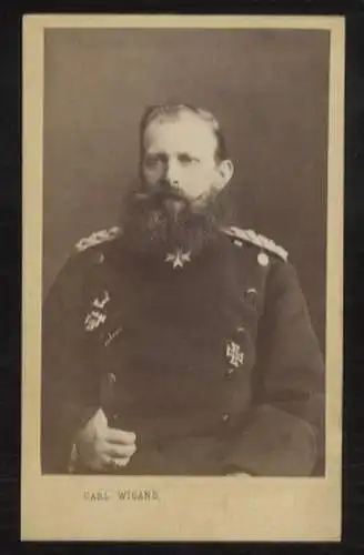 CdV Portrait Herzog Wilhelm von Mecklenburg-Schwerin