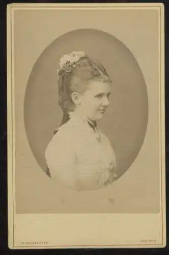 Cabinet Foto Prinzessin Emma zu Waldeck-Pyrmont