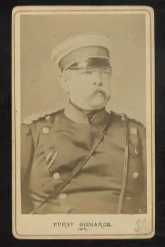 CdV Portrait Fürst Otto von Bismarck