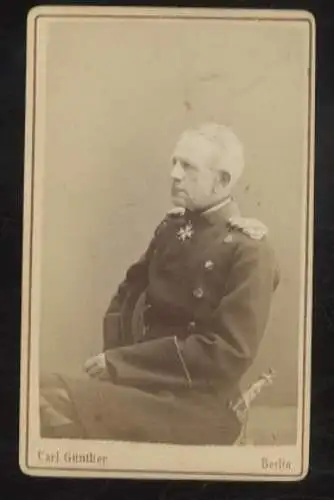 CdV Portrait Helmut Karl Bernhard von Moltke