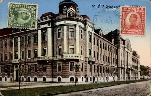 Ak Szabadka Subotica Serbien, Straßenpartie